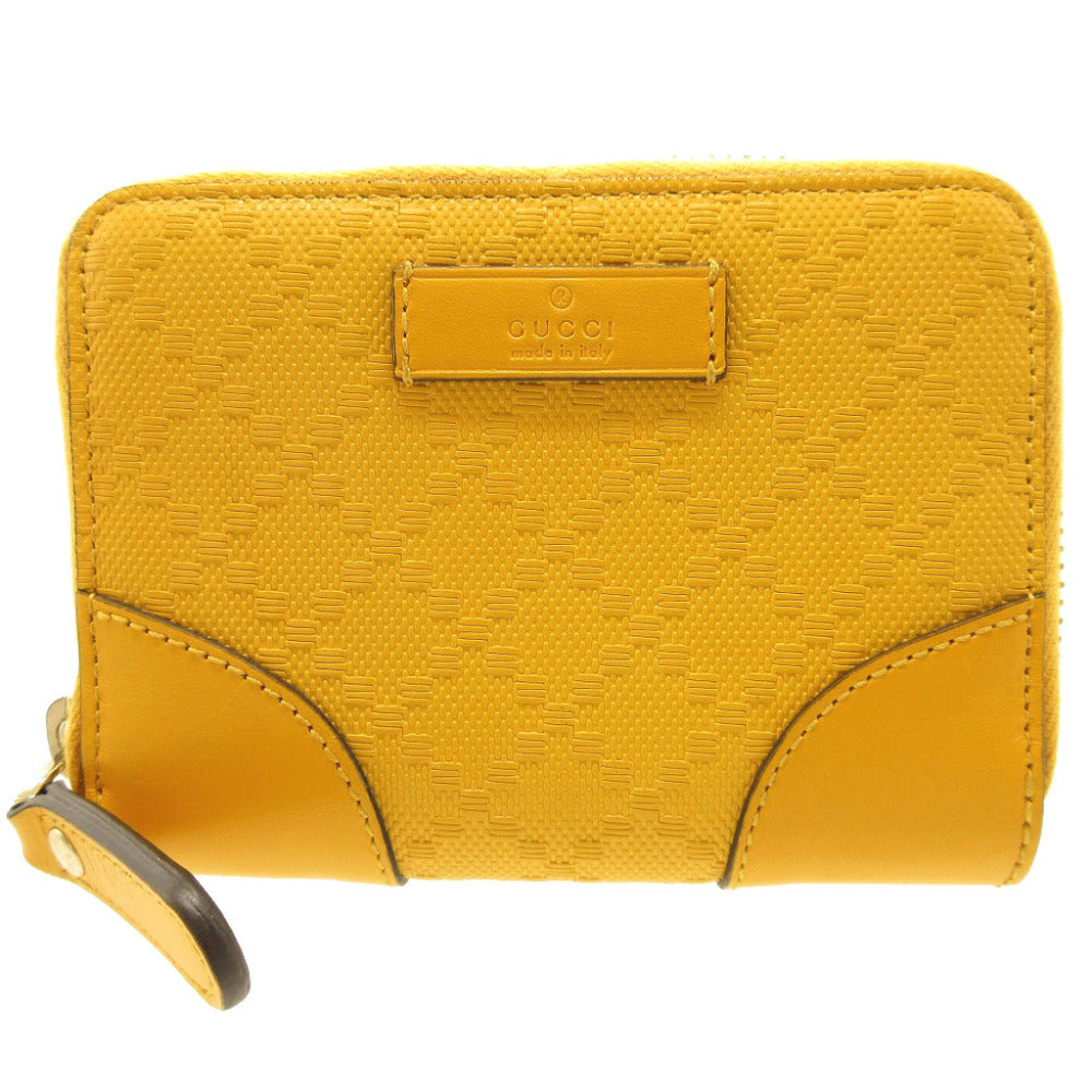 Gucci yellow Coin Tiamante Leather Wallet Case