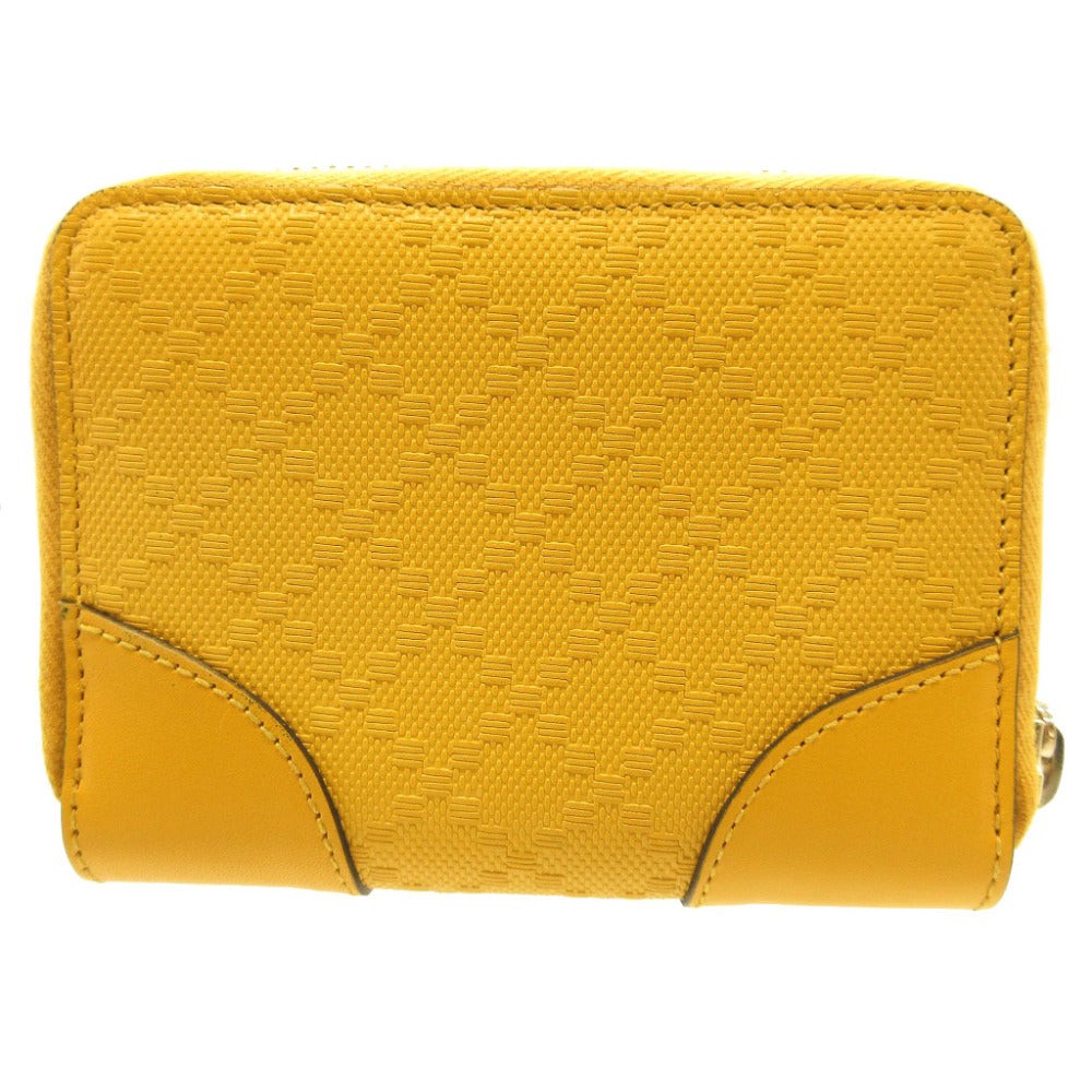 Gucci yellow Coin Tiamante Leather Wallet Case