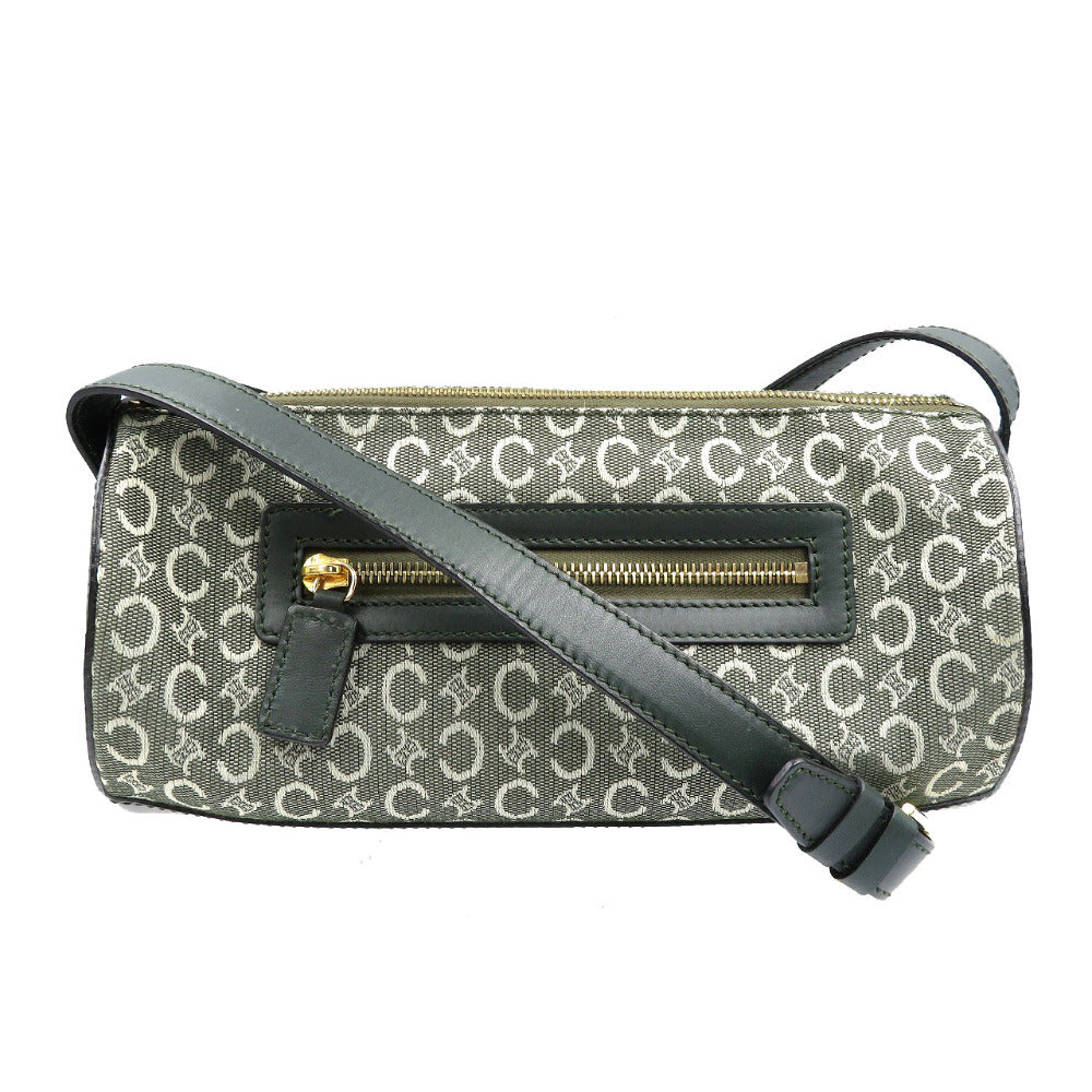 Shoulder Bag , Olive Women Leather Canvas