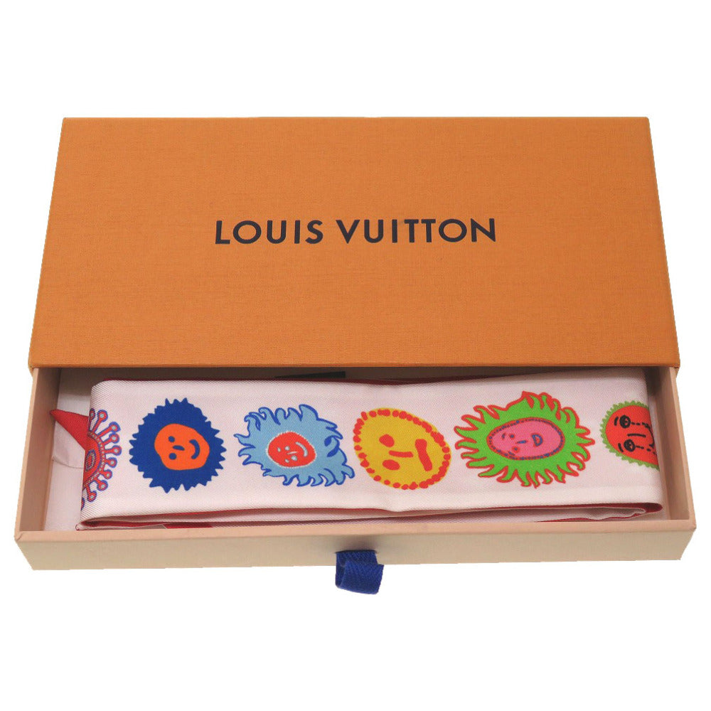 Louis Vuitton scarf M78312 silk x Yayoi White