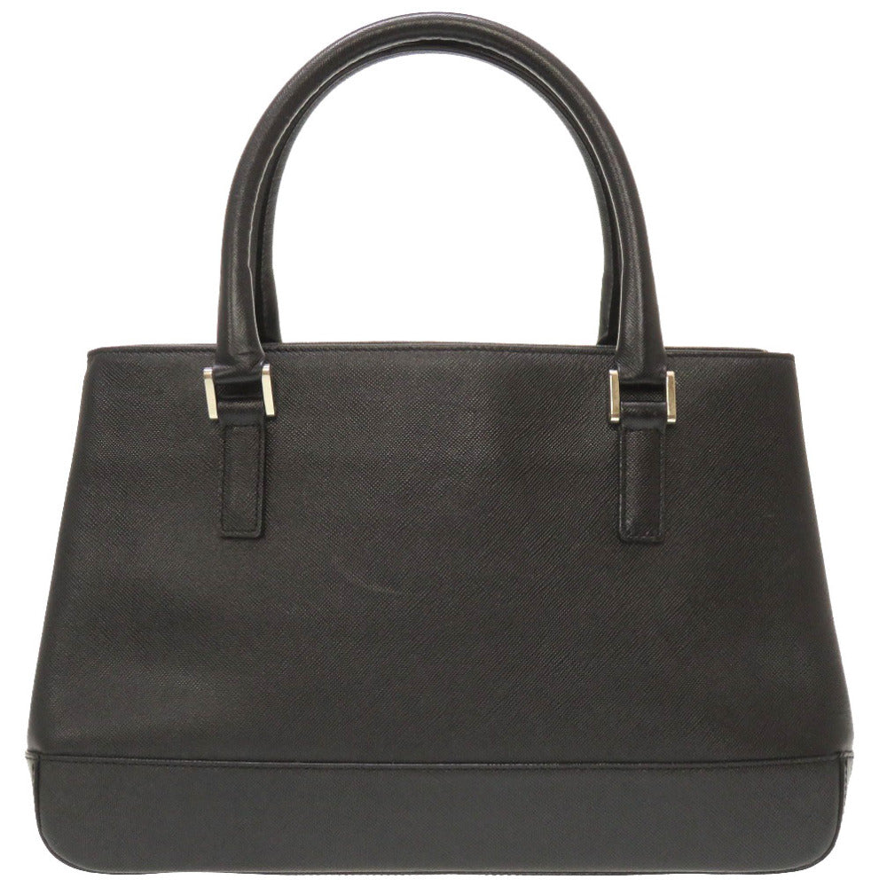 Burberry Check Pattern Women Handbag Leather Black Travel Bag