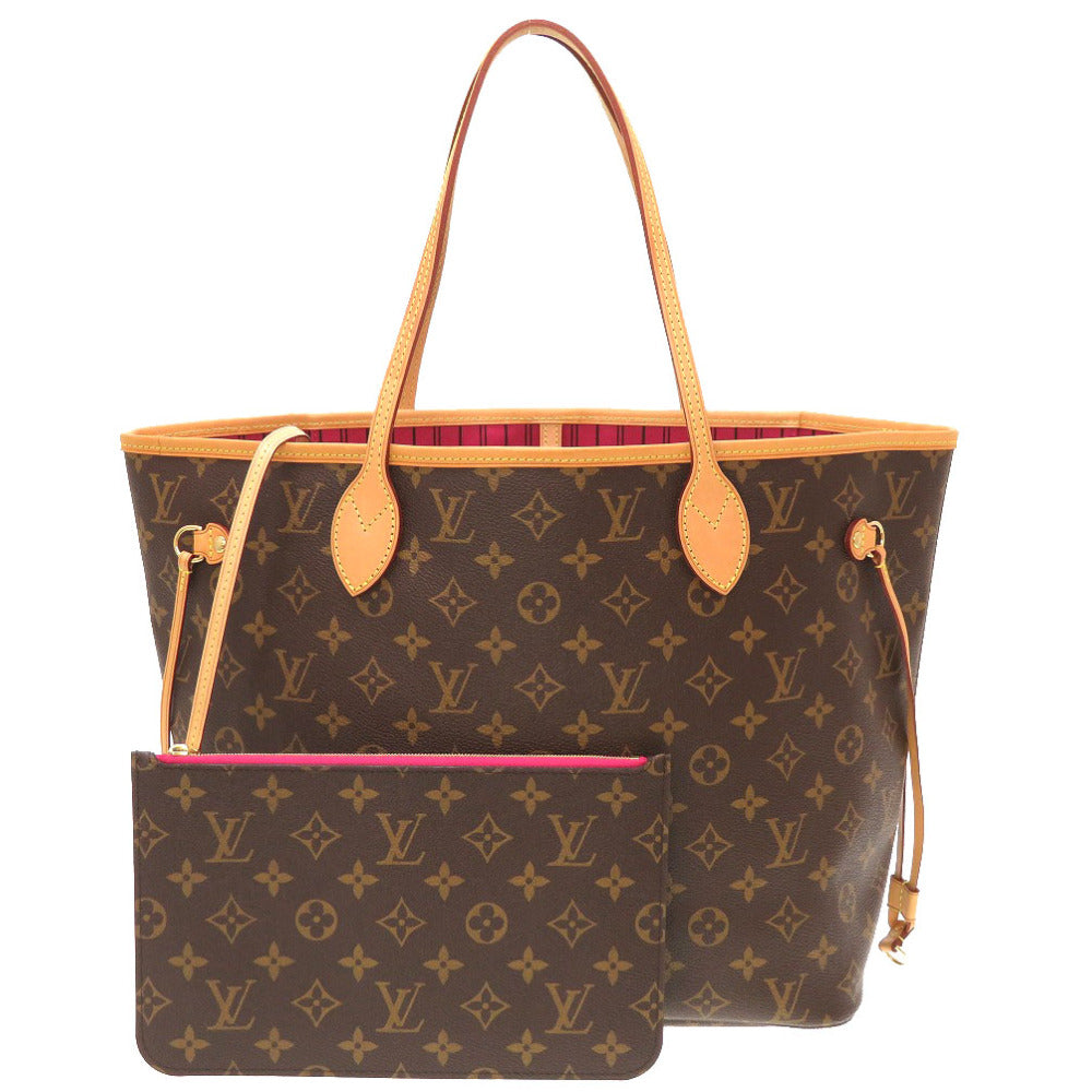 Louis Vuitton M41178 Pivoonne New Neverfull MM Monogram Canvas Tote Bag