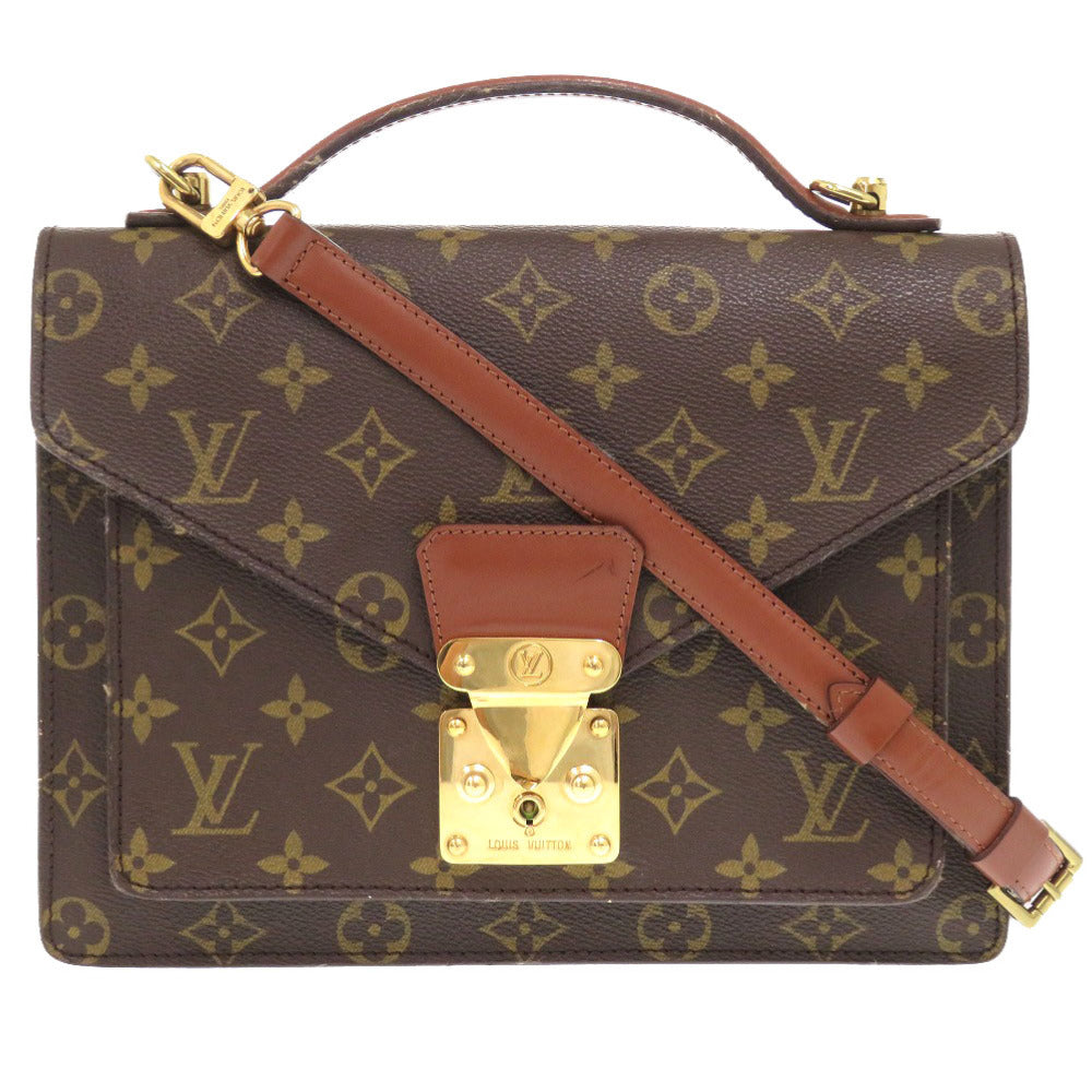 Louis Vuitton M51185 Monceau Monogram Canvas Brown Handbag