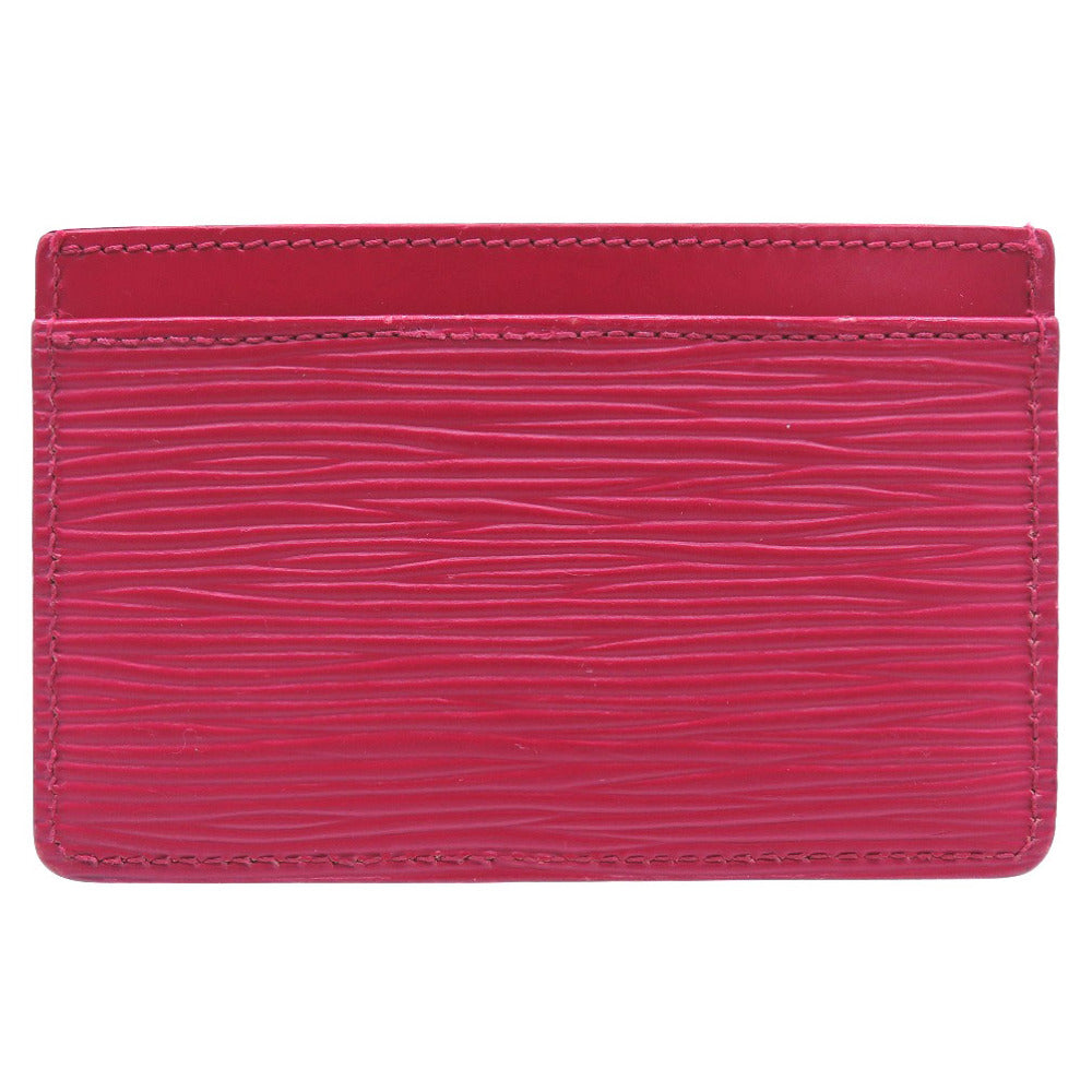 Louis Vuitton M60327 Epi Fuchsia Epi Porte Leather Wallet Case