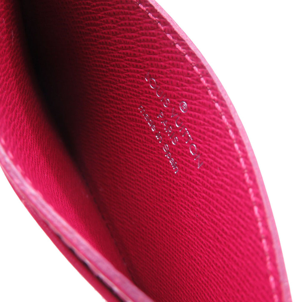 Louis Vuitton M60327 Epi Fuchsia Epi Porte Leather Wallet Case