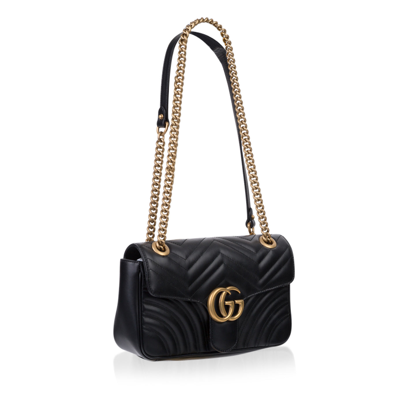 Gucci Marmont Matelass Bag Small Crossbody Bag Black 1