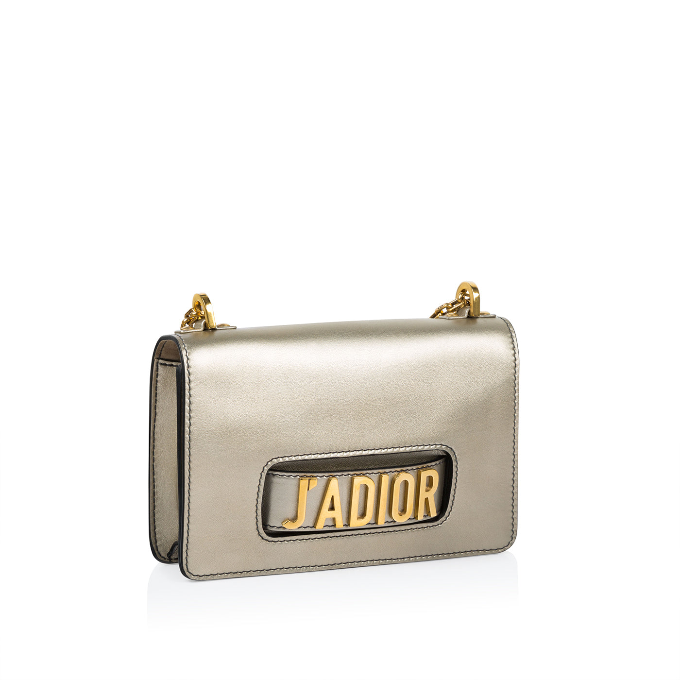 Dior Christian A Bag Flap Crossbody Bag Bag Gold Preloved