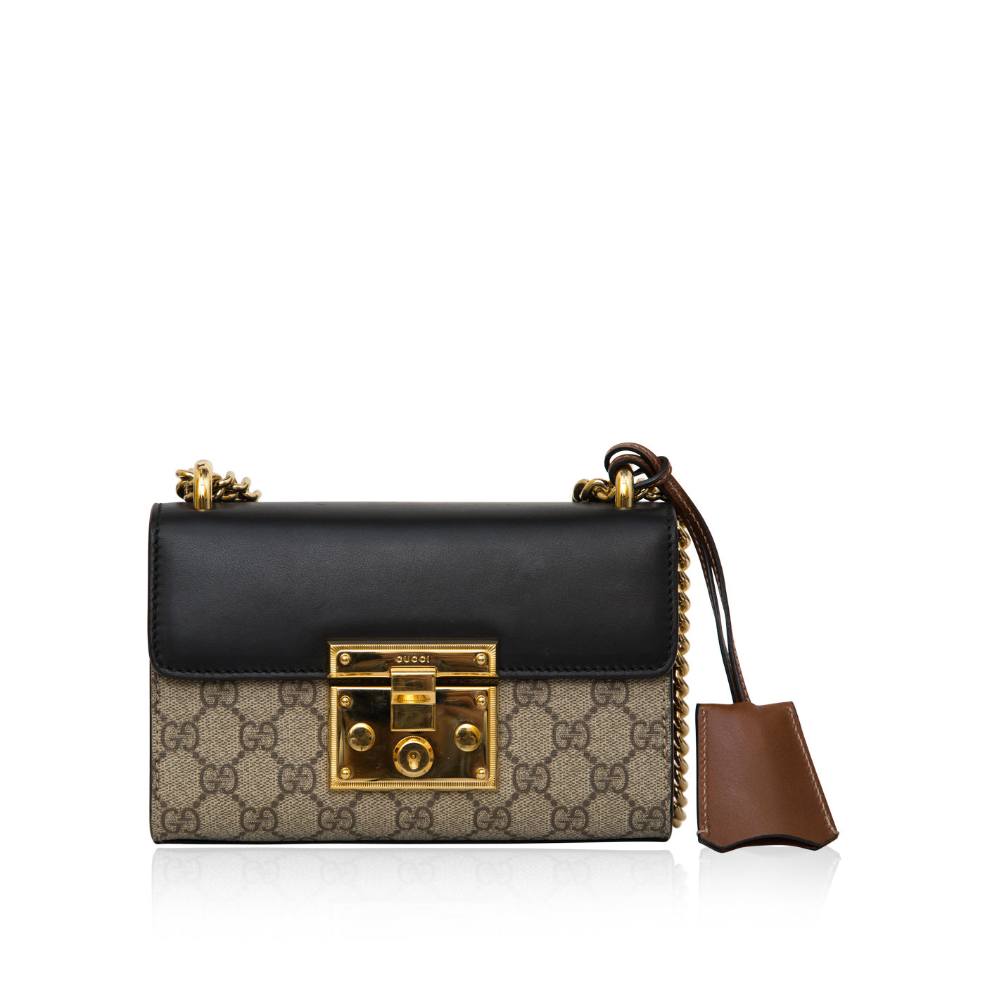 Gucci Supreme Padlock Crossbody Bag