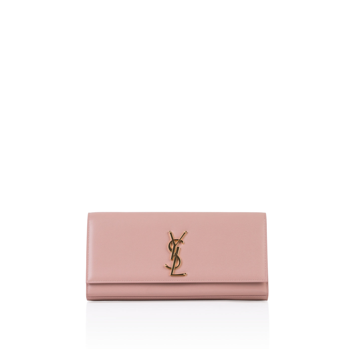 YSL Saint Laurent Kate Clutch Grain De Poudre Monogram Clutch Bag