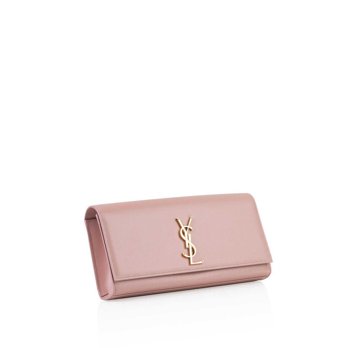 YSL Saint Laurent Kate Clutch Grain De Poudre Monogram Clutch Bag
