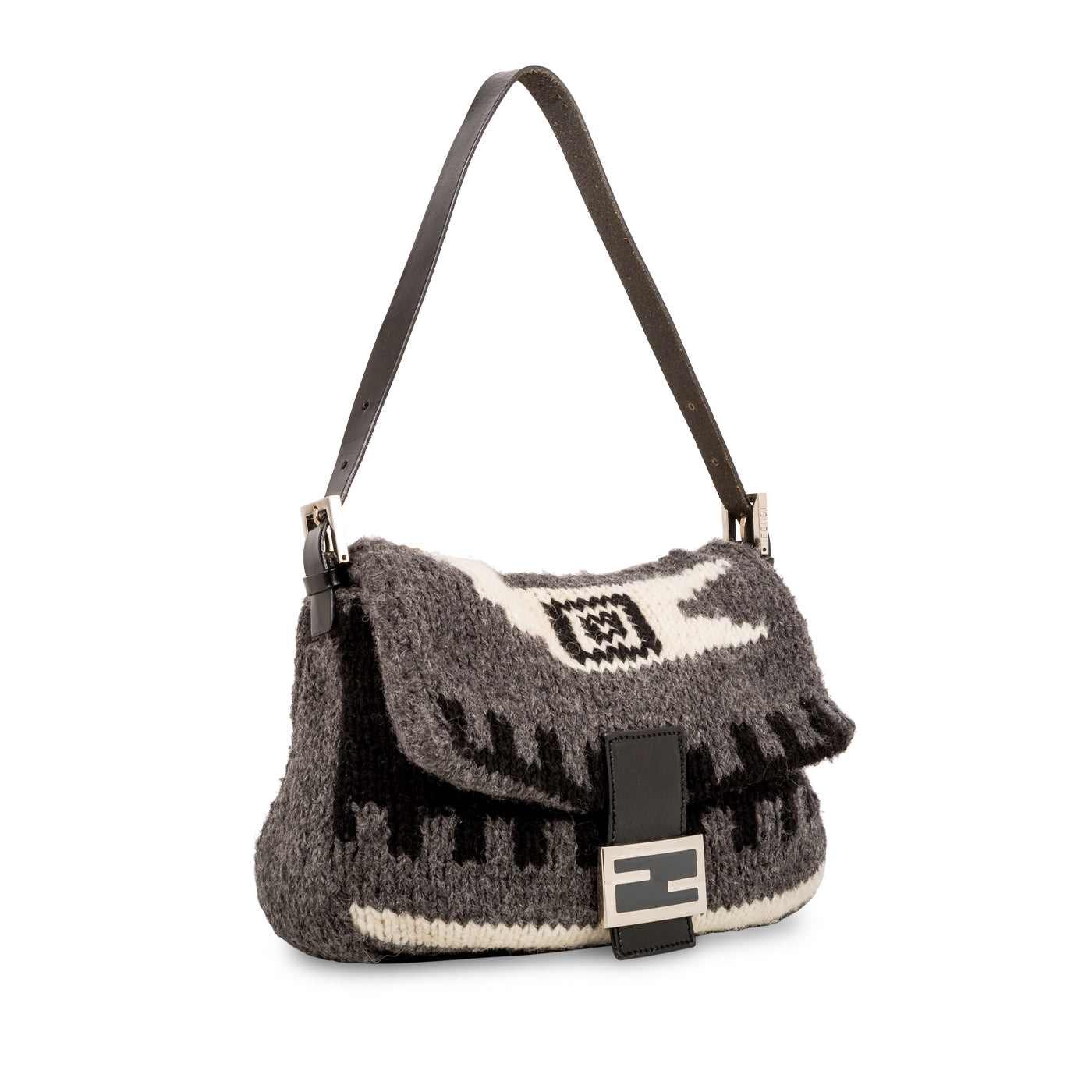Fendi Mama Baguette Azteca Tote Bag Shoulder Bag