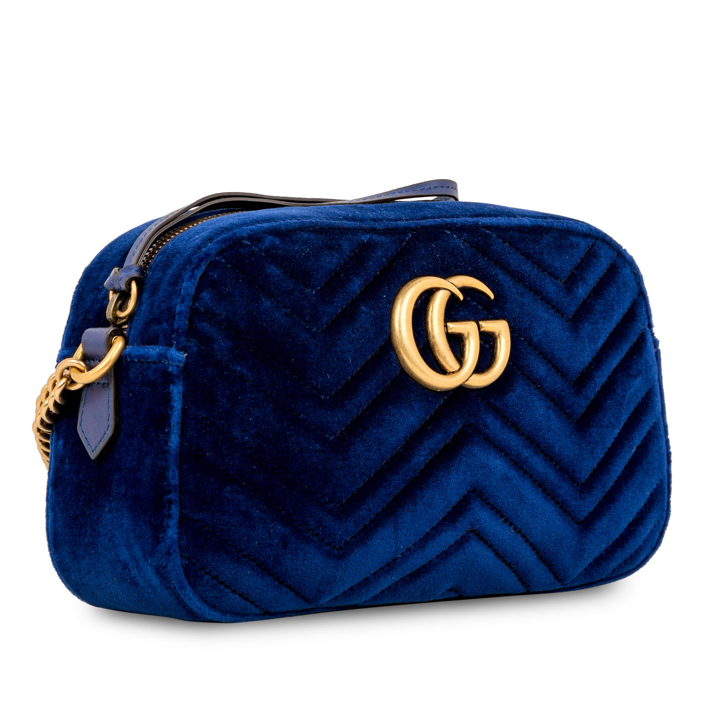 Gucci Velvet Marmont Camera Bag Shoulder Bag