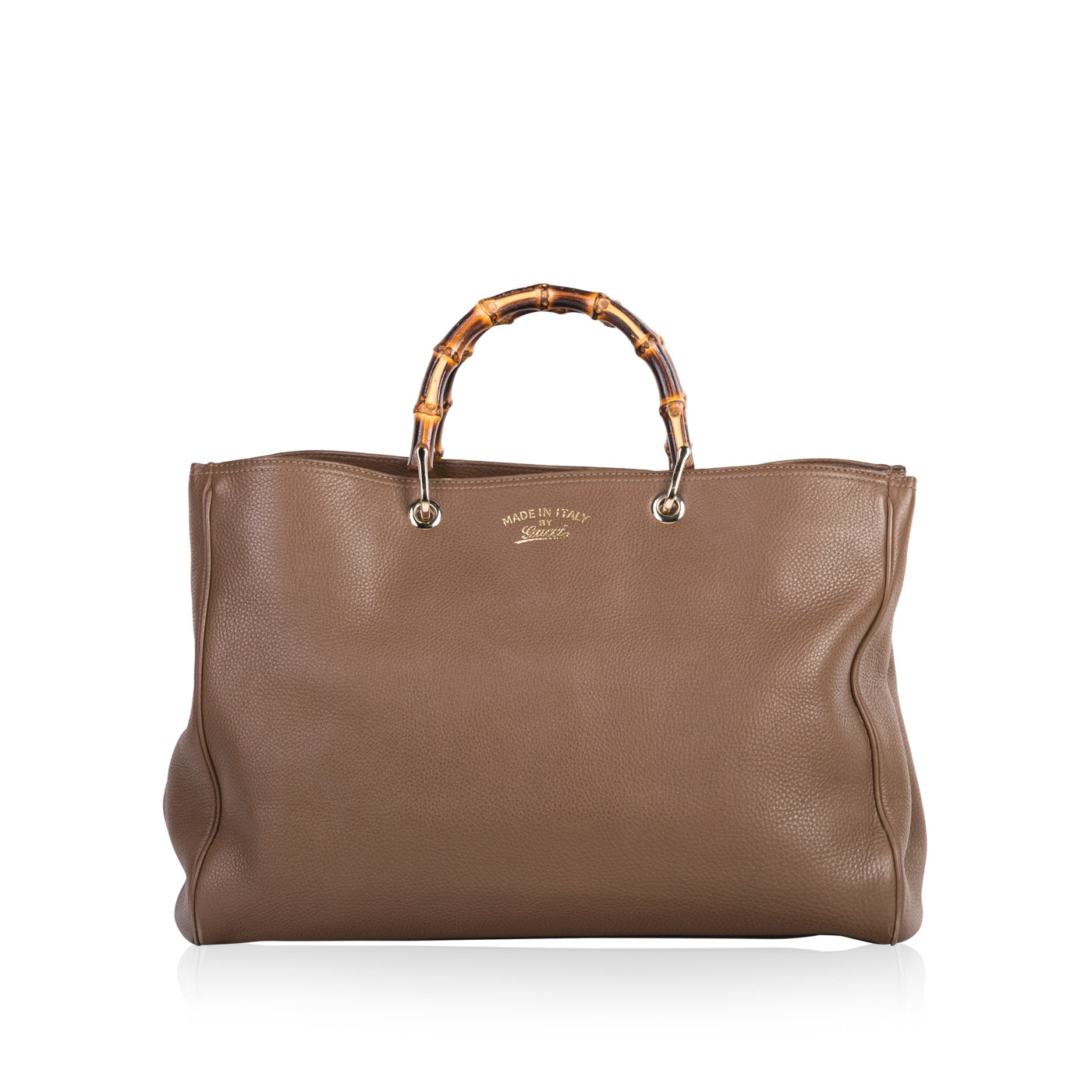 Gucci Maple Bamboo Tote Shoulder Bag