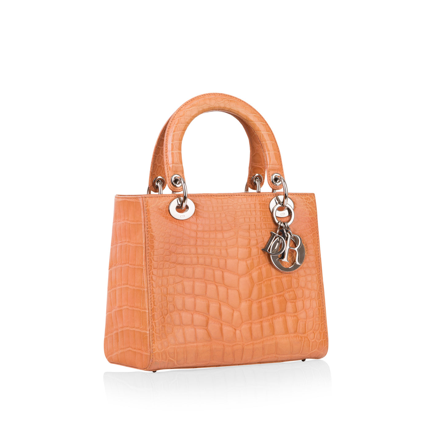Dior Christian Lady Crocodile Tote Bag