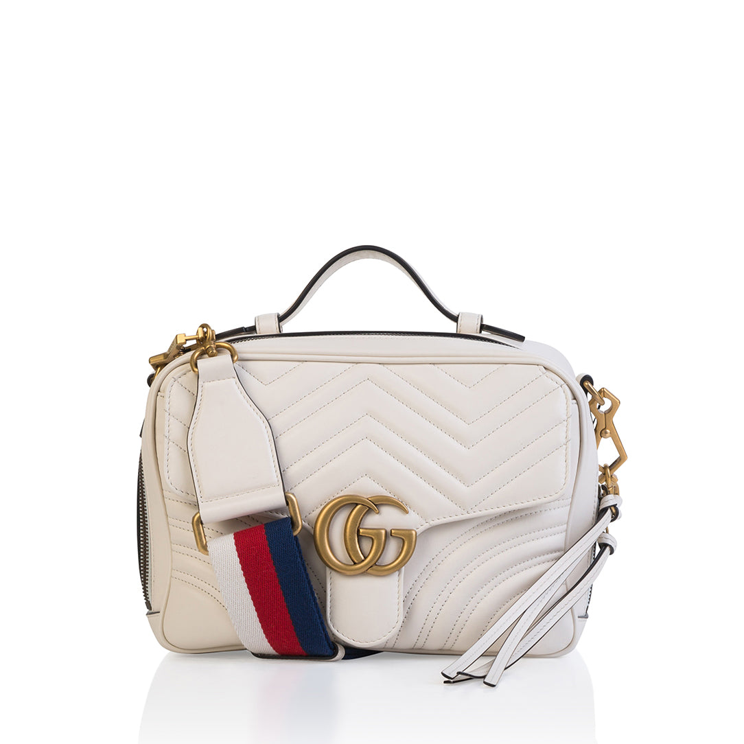 Gucci Marmont Crossbody Bag Quilted Crossbody Bag