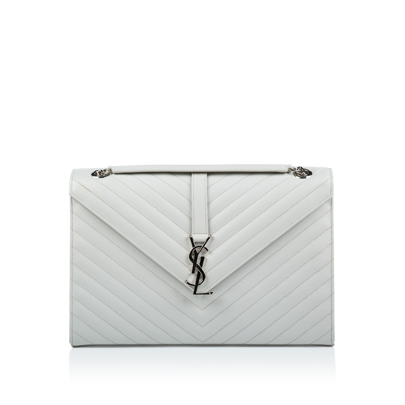 YSL Saint Laurent Envelope Clutch Monogram Large Clutch Bag