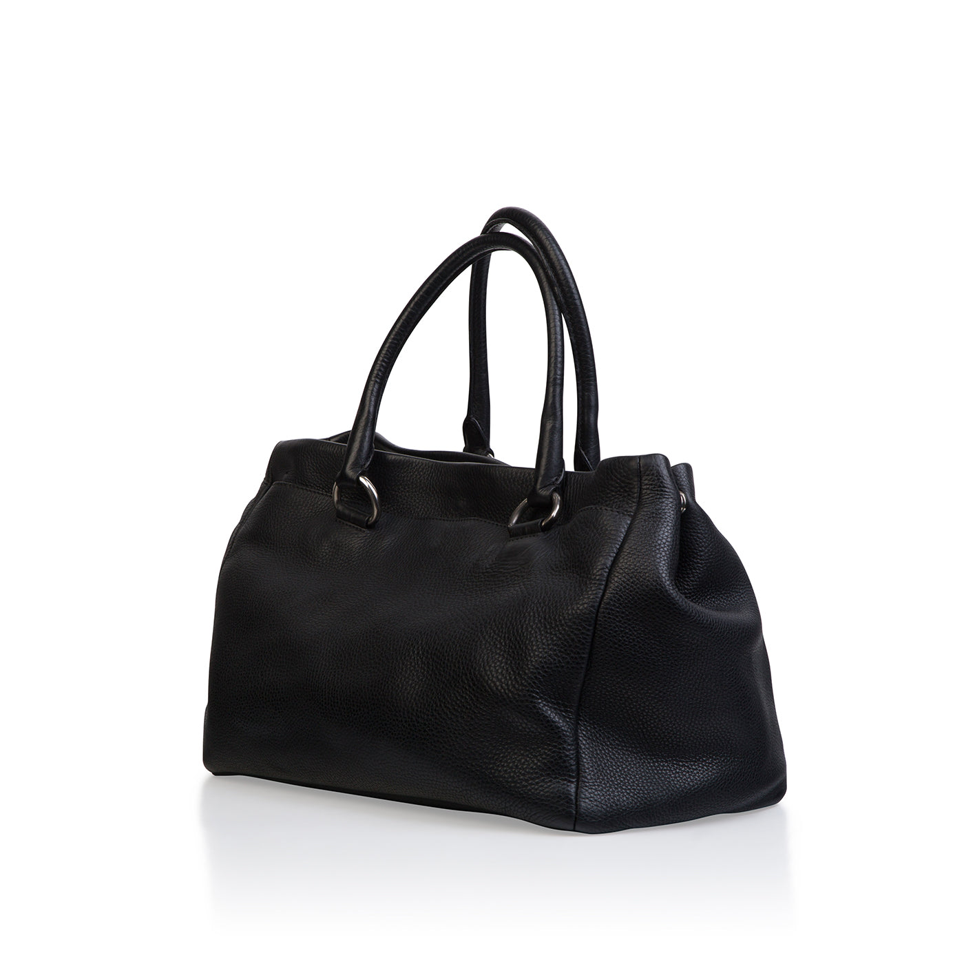 Prada Soft Grained Shopper Crossbody Bag