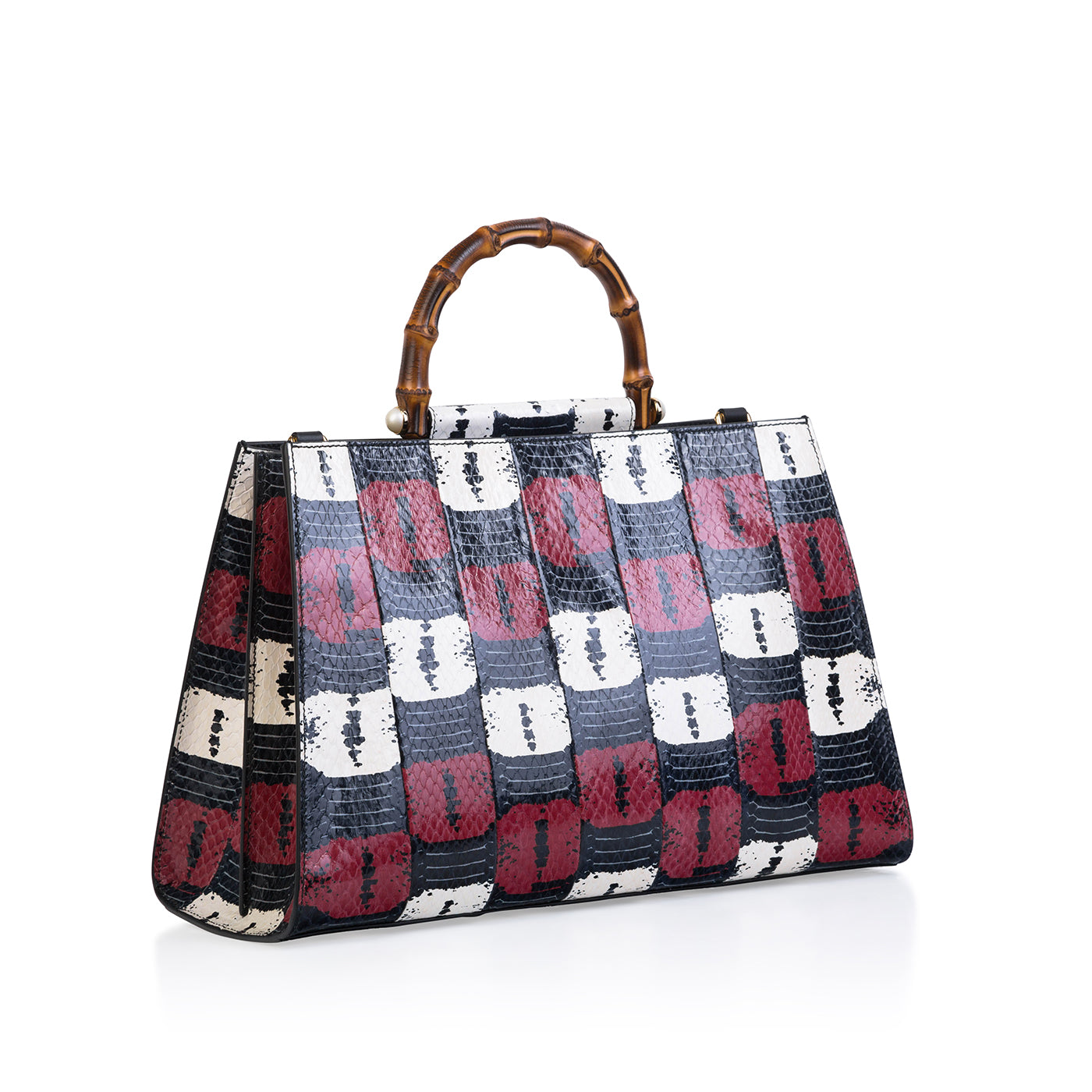 Gucci Nymphaea Snakeskin Tote Tote Bag