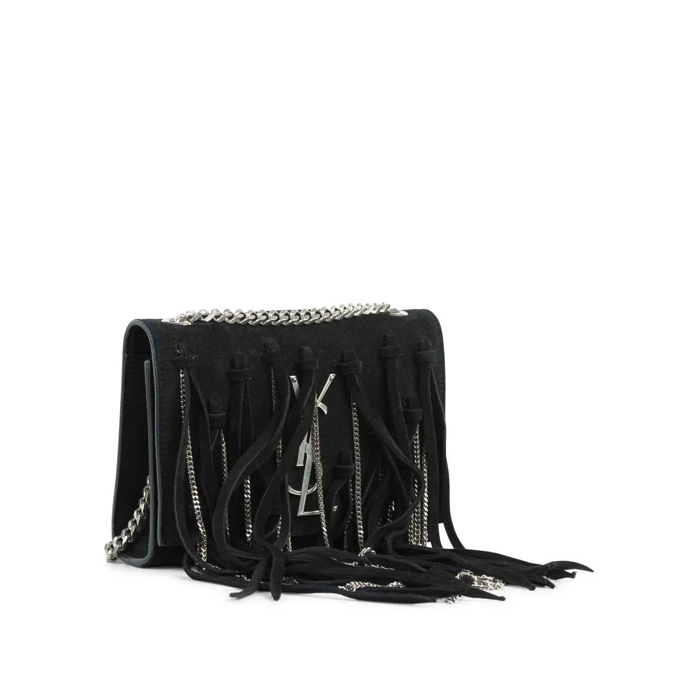 YSL Saint Laurent Fringe Bag Suede Crossbody Bag