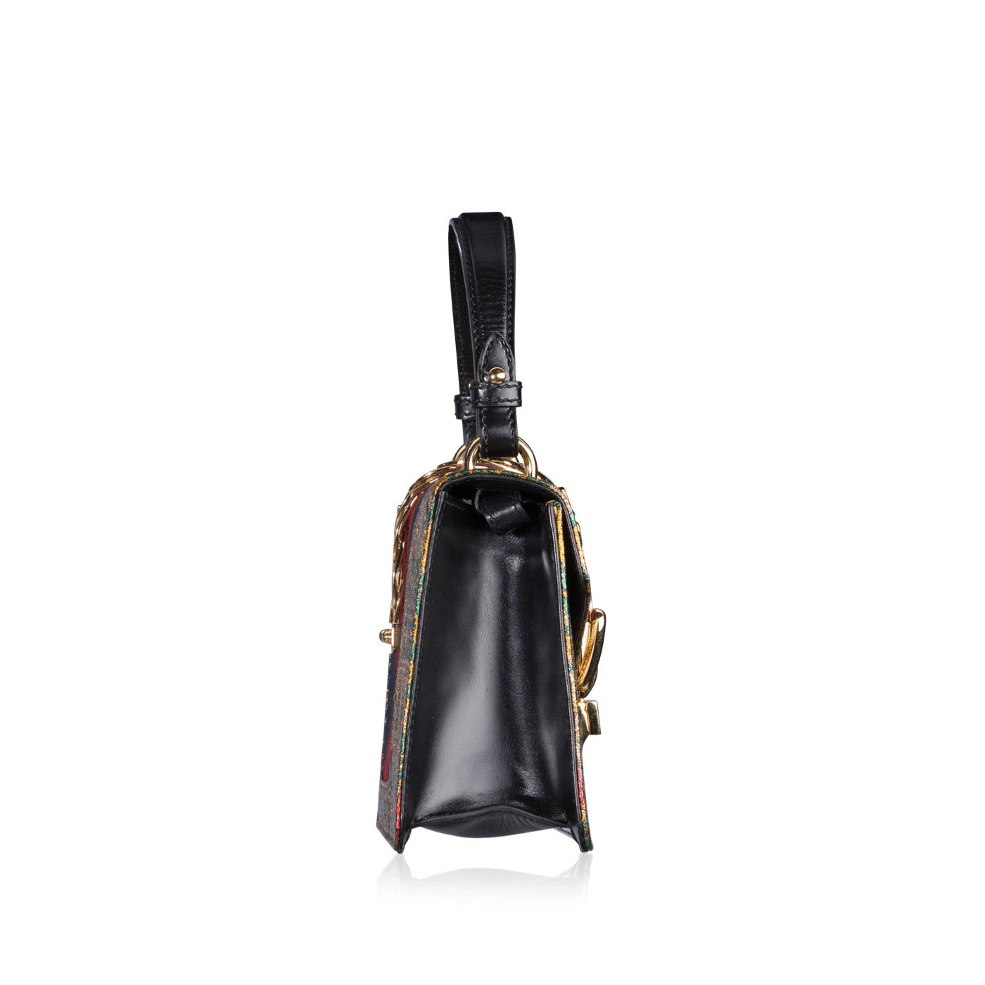 Gucci Sylvie Brocade Crossbody Bag Mini