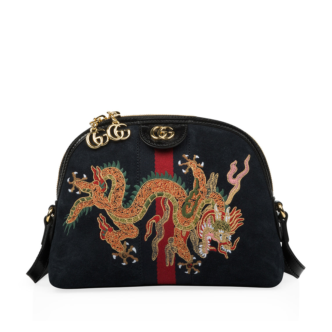 Gucci Embroidered Ophidia Shoulder Bag