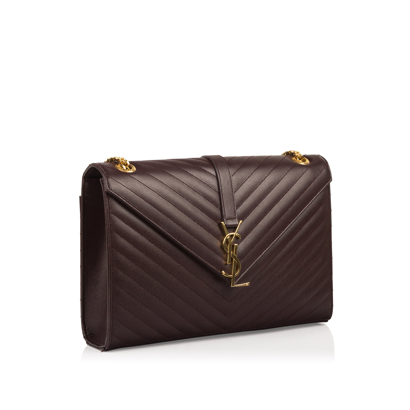 YSL Saint Laurent Envelope Shoulder Bag Monogram Large