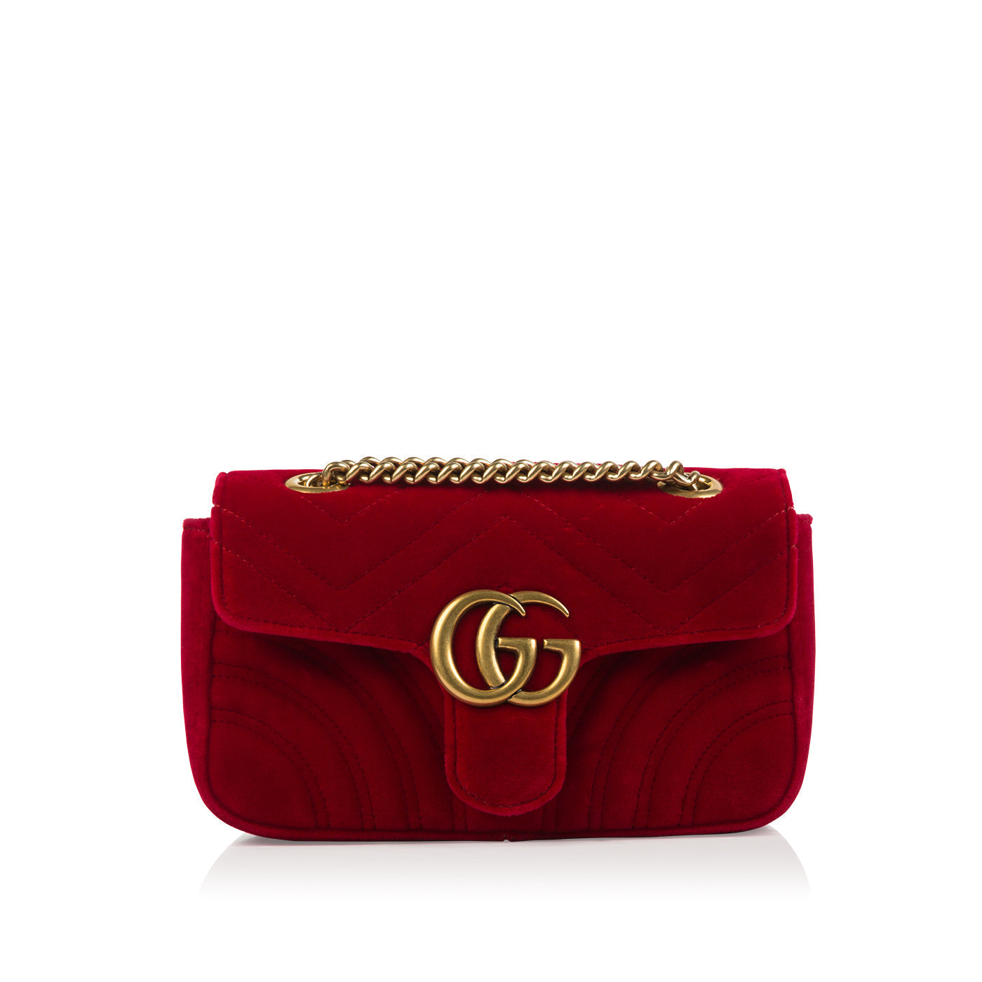 Gucci Velvet Marmont Shoulder Bag 4