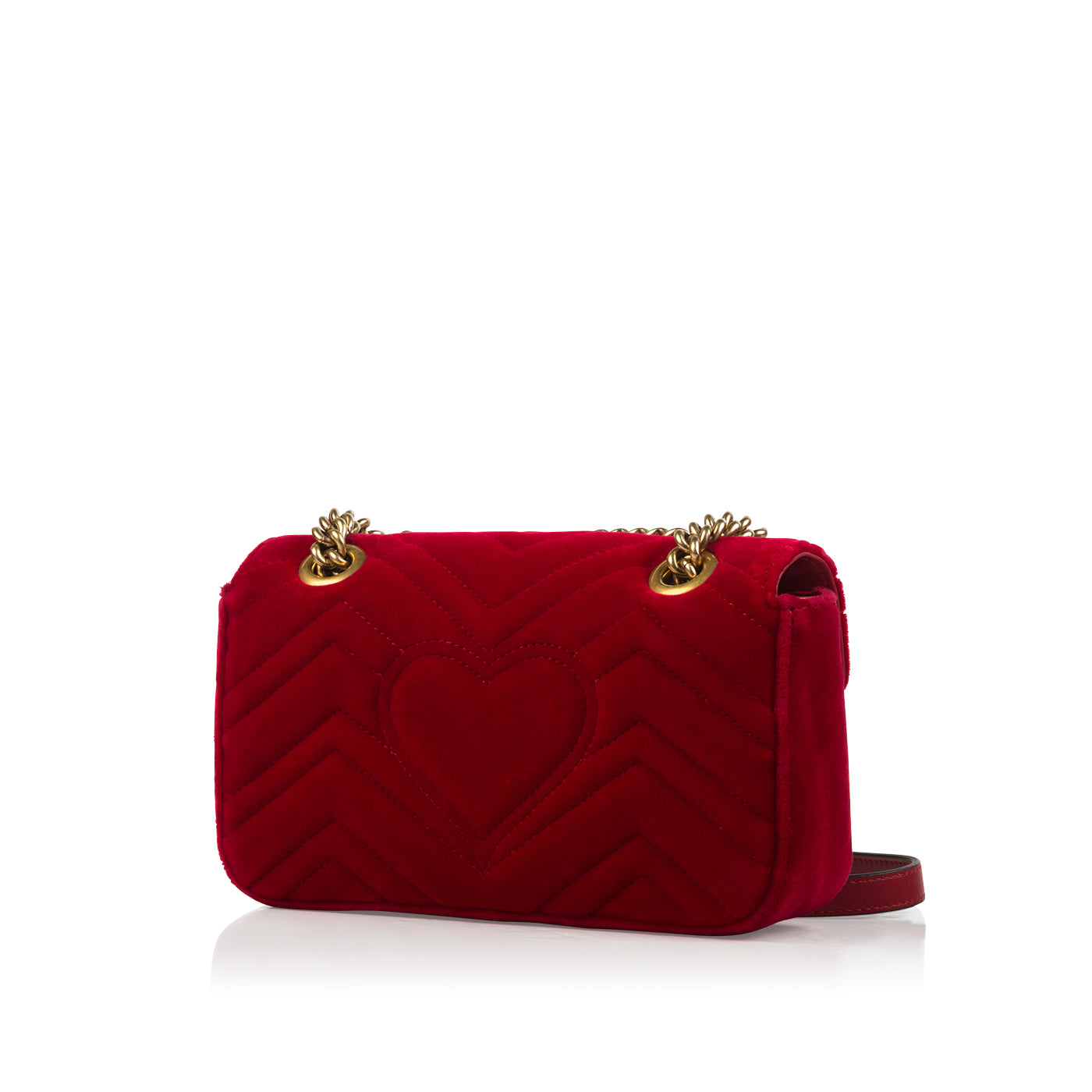 Gucci Velvet Marmont Shoulder Bag 4