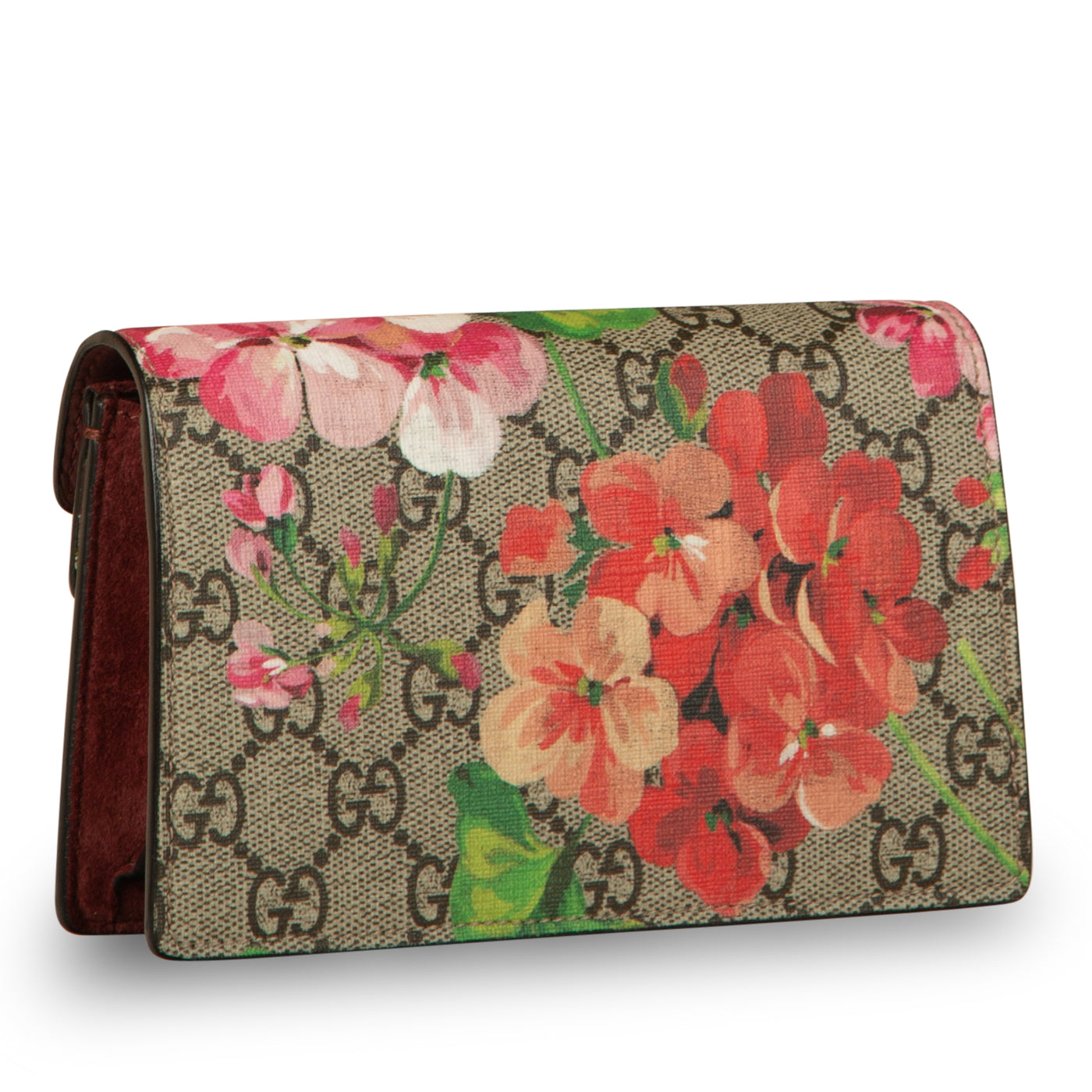 Gucci Dionysus Supreme Bag Blooms Mini Crossbody Bag