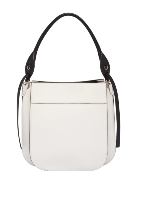 Prada Margit Shoulder Bag Leather White
