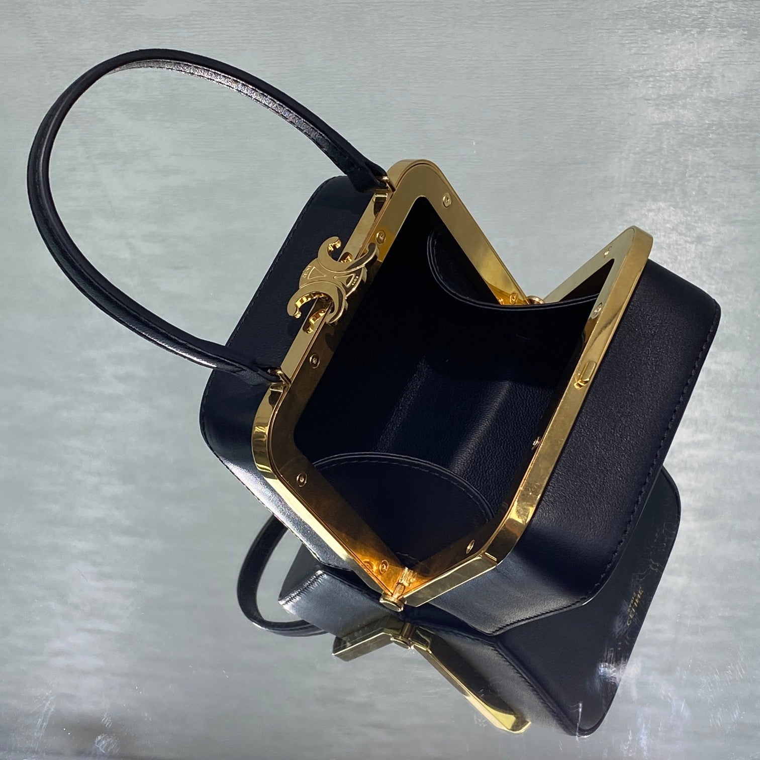 Top Quality Triomphe Minaudiere For Women Travel Black Travel Bag