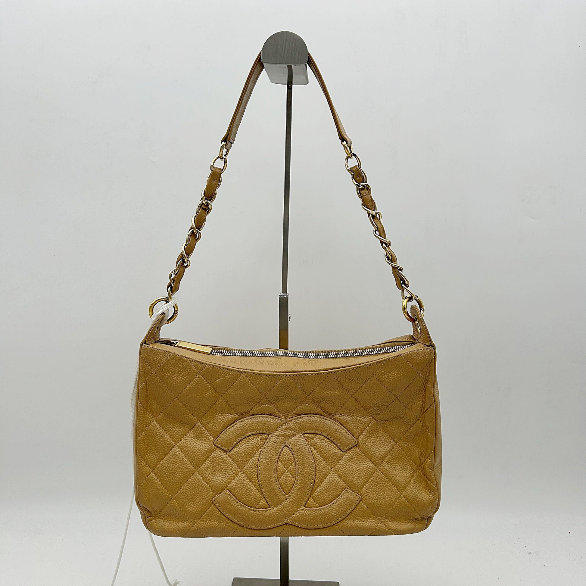 Chanel Caviar Timeless Pochette - Neutrals Shoulder Bags, Handbags LA