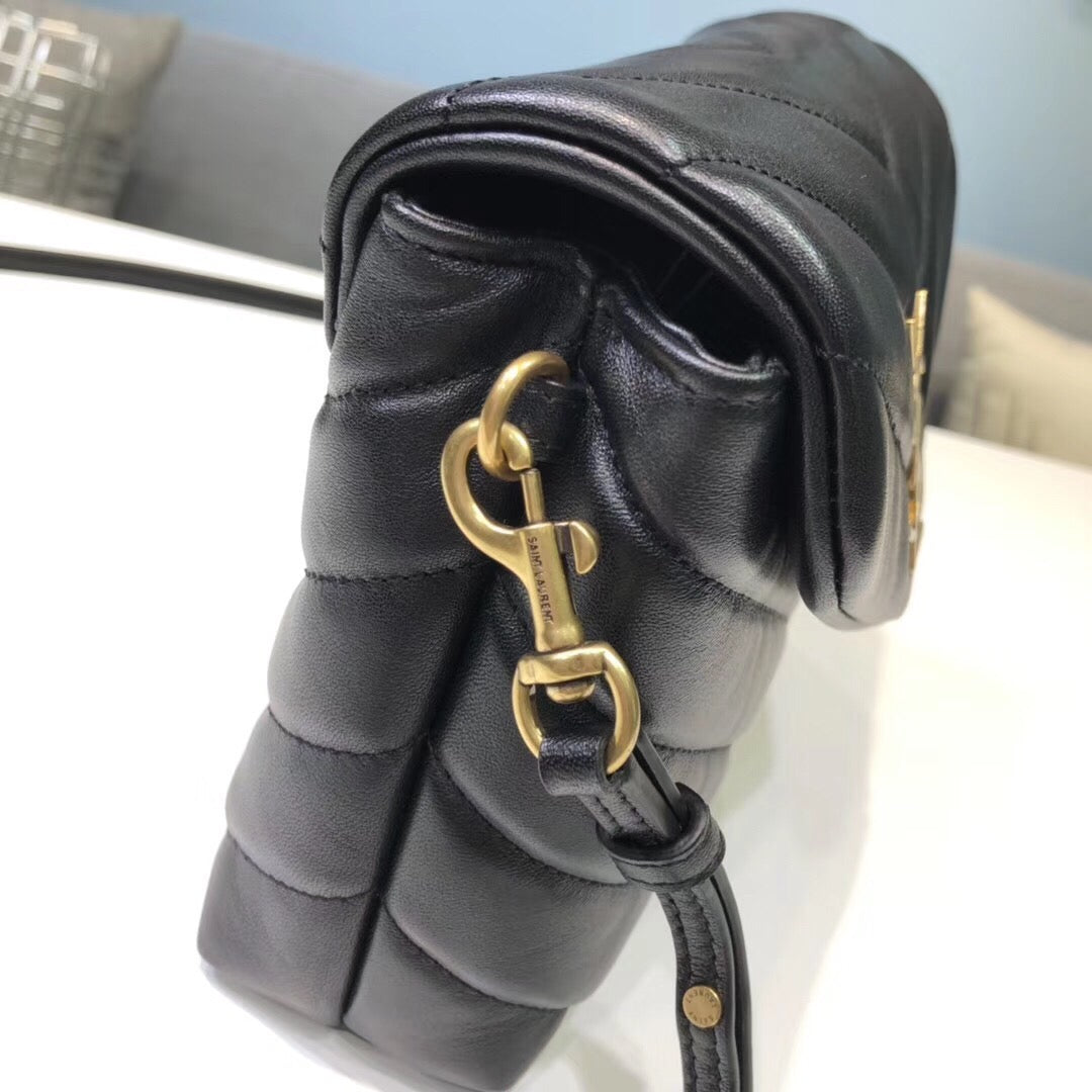 YSL Saint Laurent Loulou Lou Shoulder Bag Quilted Mini 7In18Cm Ysl 4777