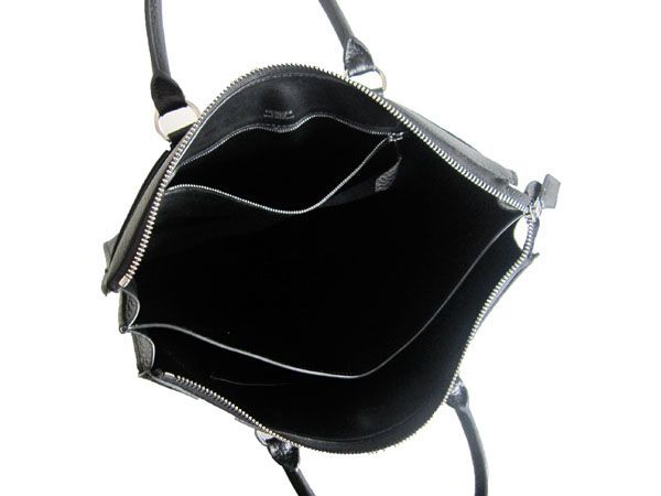 Hermes Luxury Briefcases Unisex Briefcase Handbag Black Travel Bag