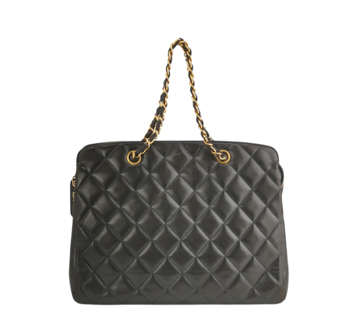 Chanel lambskin chainbag black cm
