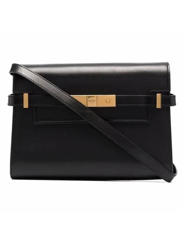 YSL Saint Laurent Luxury Trending Manhattan Shoulder Bag Leather Black Small