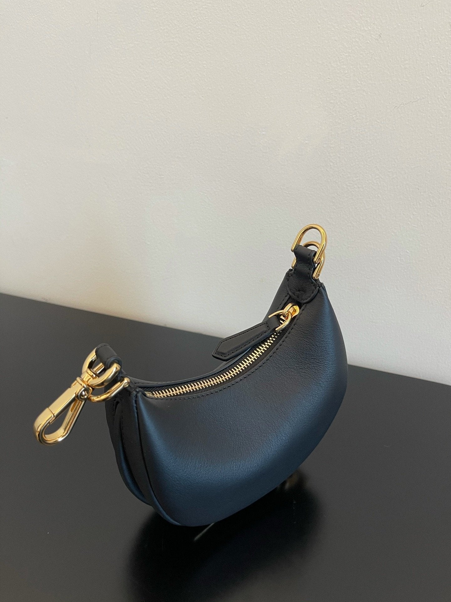 Fendi Nano Figraphy Ff Black Travel Bag