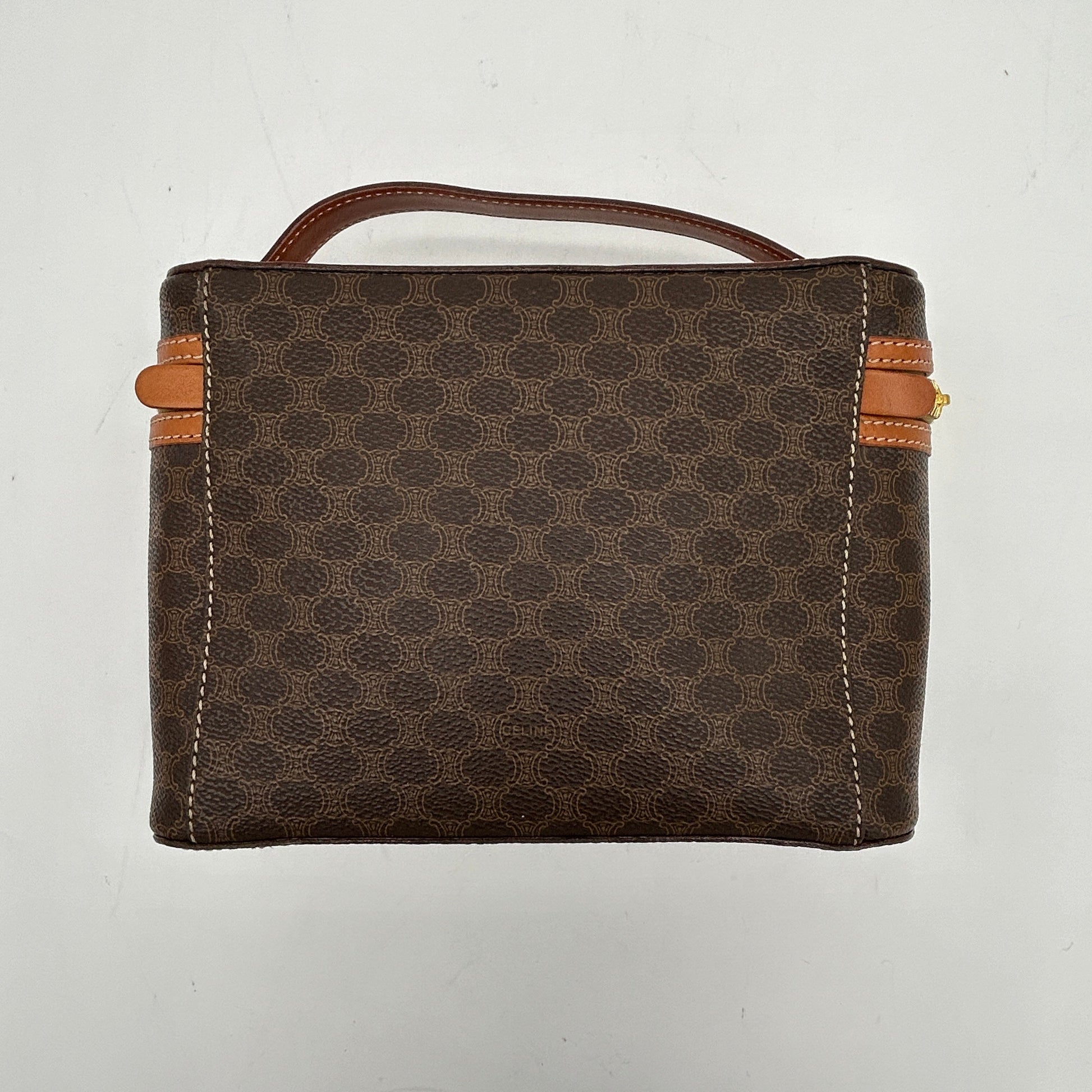 Luxury Macadam Pvc Handbag Leather Brown Travel Bag
