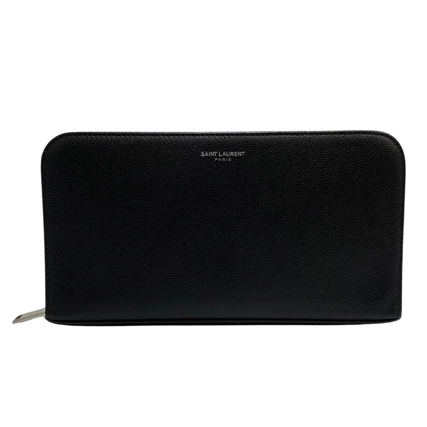 Saint Paris Long Wallet Purse Women Travel Leather Black Travel Bag