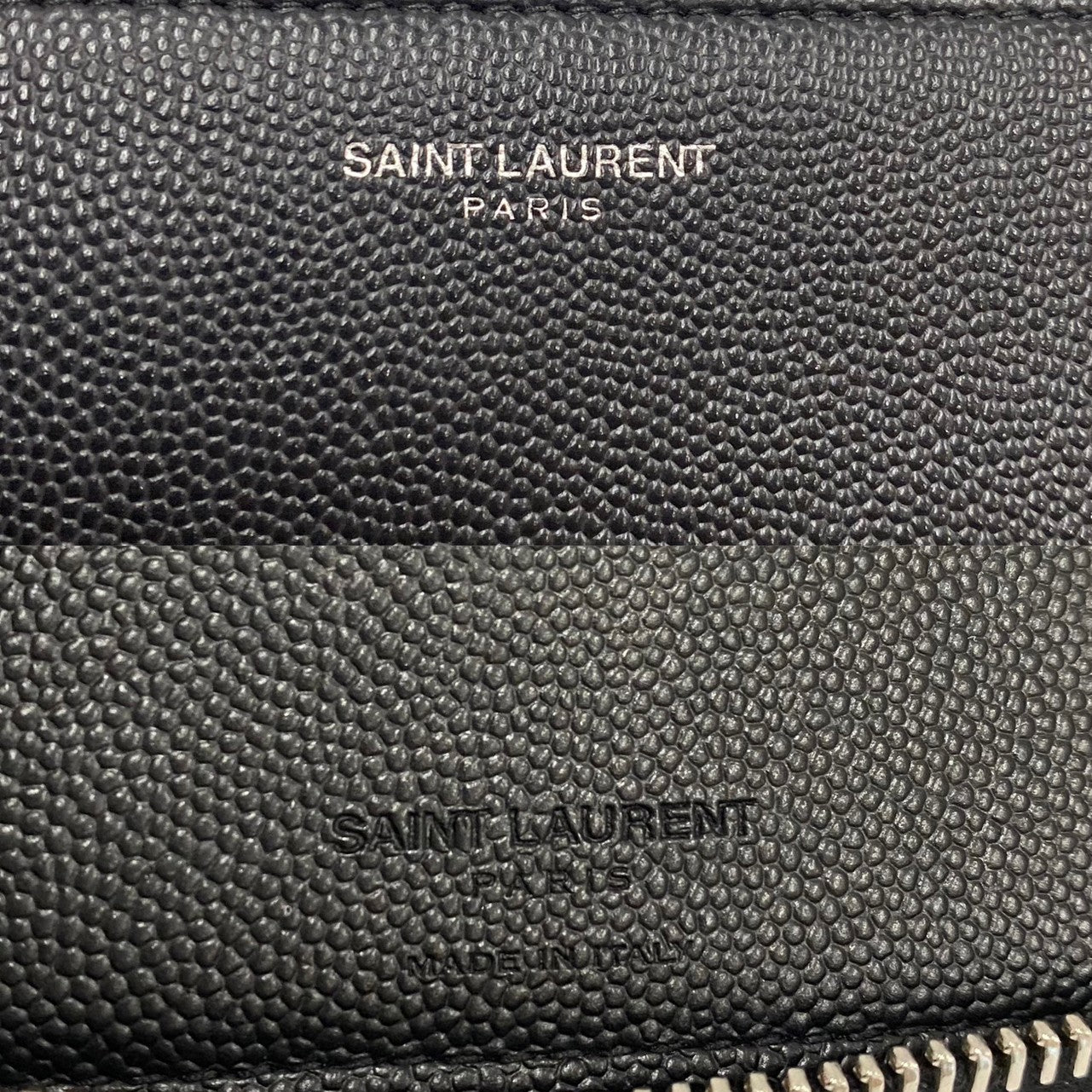 Saint Paris Long Wallet Purse Women Travel Leather Black Travel Bag