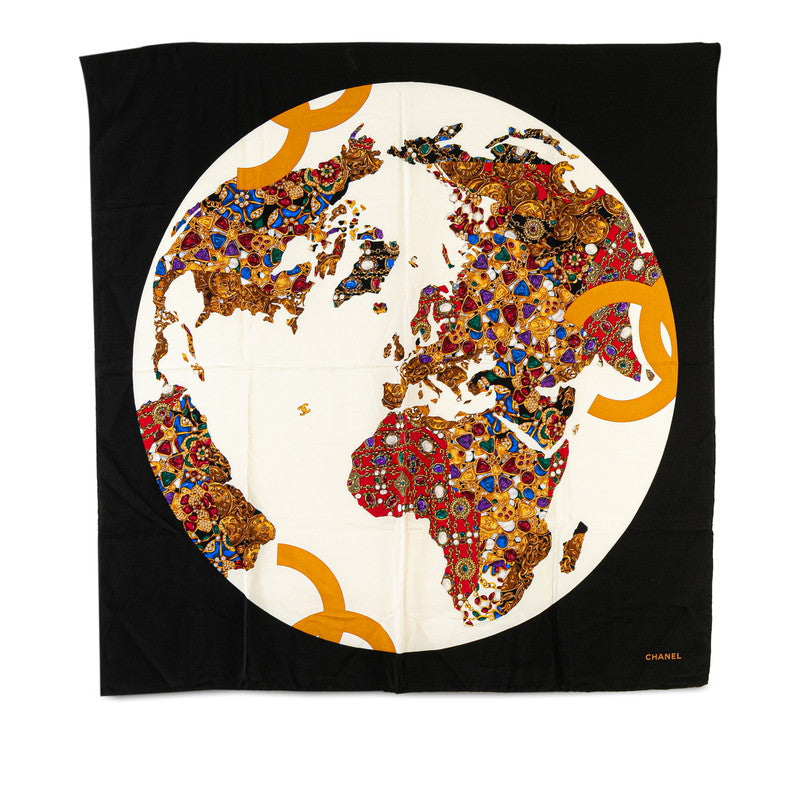 Chanel Coco Mark Motif Silk Scarf Bag