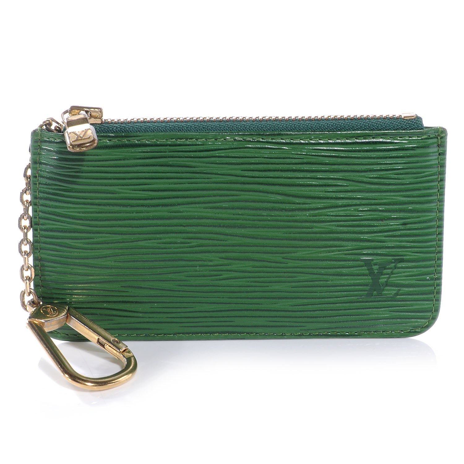 Louis Vuitton Borneo Epi Leather Green Key Pouch Wallet Case