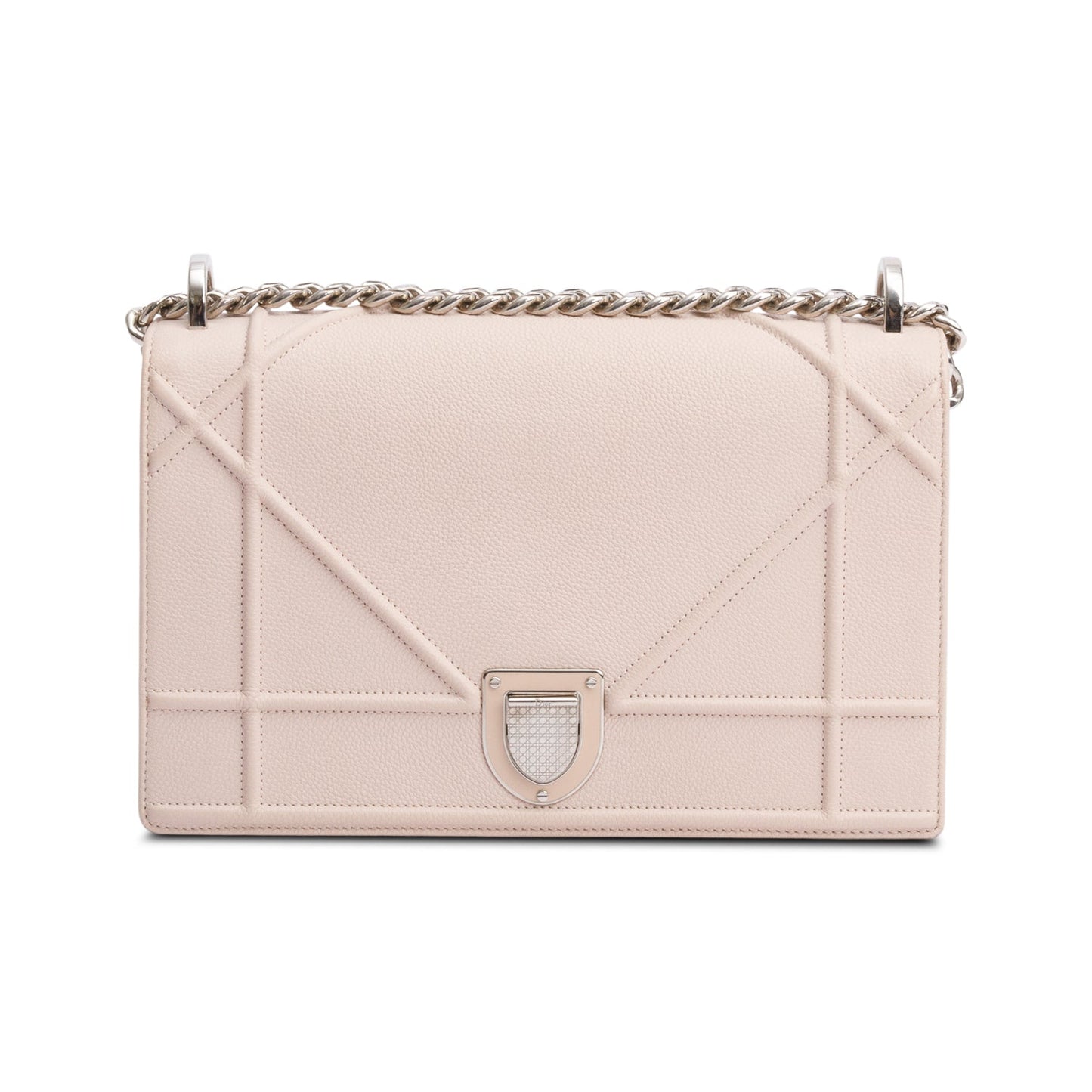 Dior Christian Calfskin ama Flap Bag Leather Pink Travel Bag
