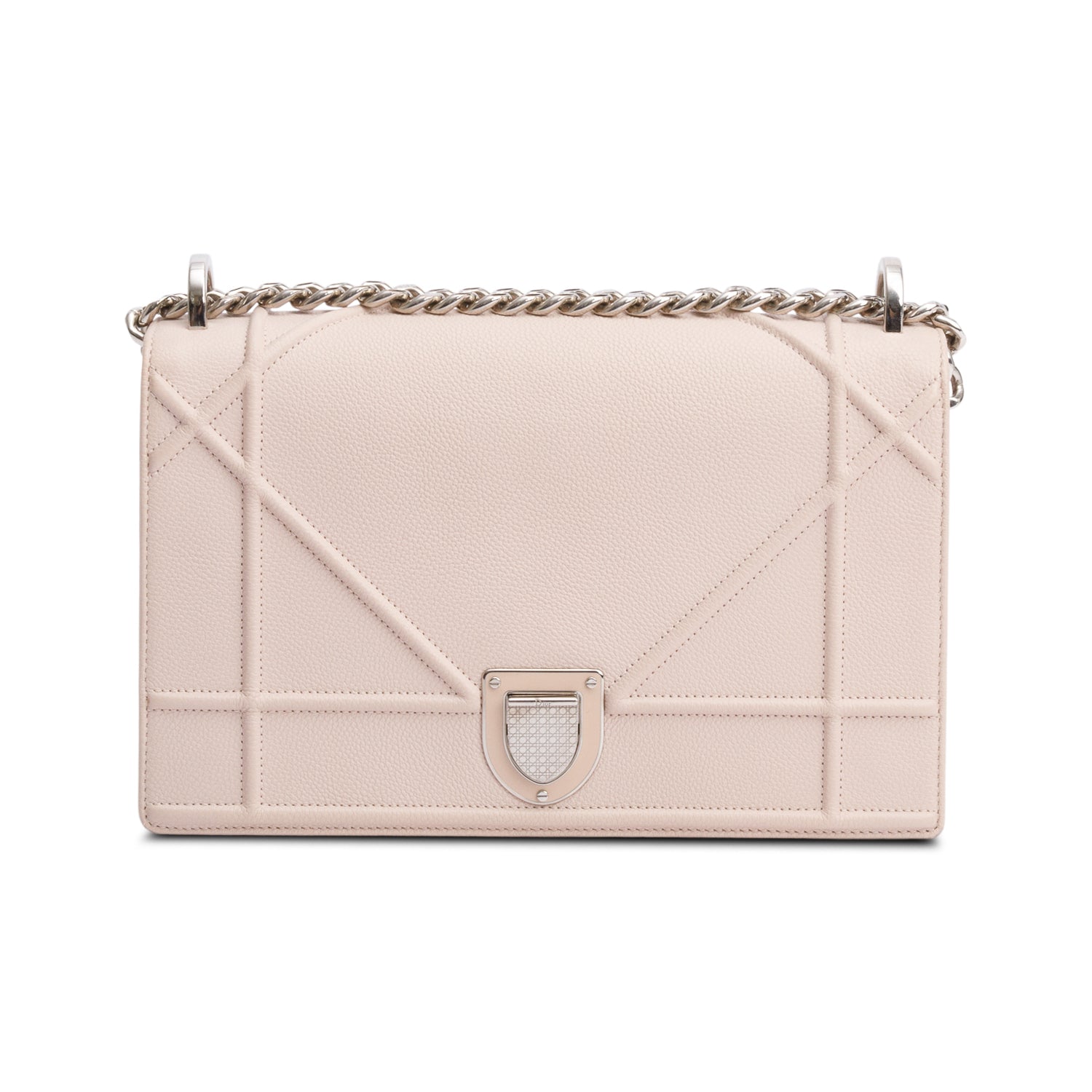 Dior Christian Calfskin ama Flap Bag Leather Pink Travel Bag