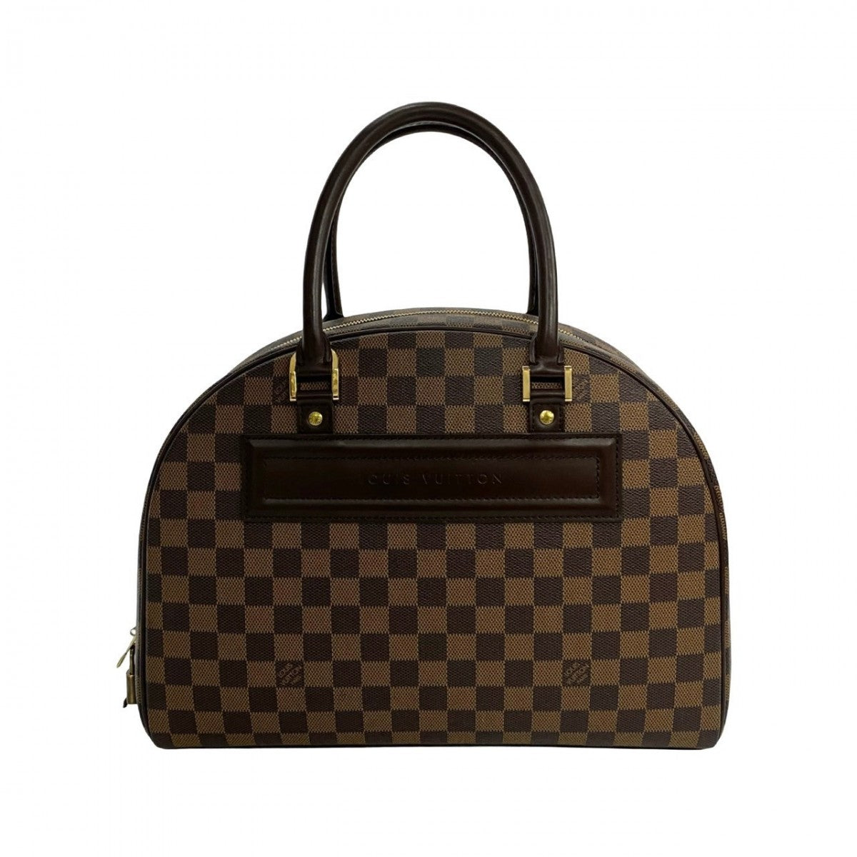 Louis Vuitton N41455 PVC Damier Norita Leather Brown Handbag