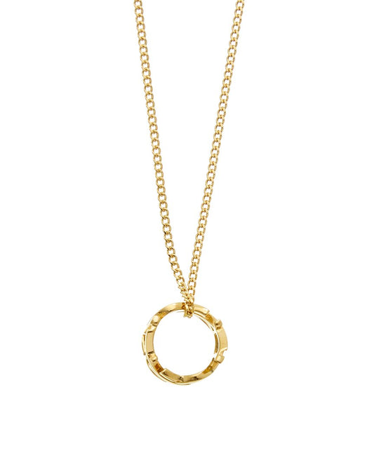 YSL Saint Laurent Cassandre Necklace Yellow Jewelry
