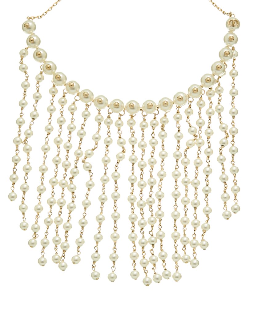 Dior Jewelry Choker Necklace Yellow