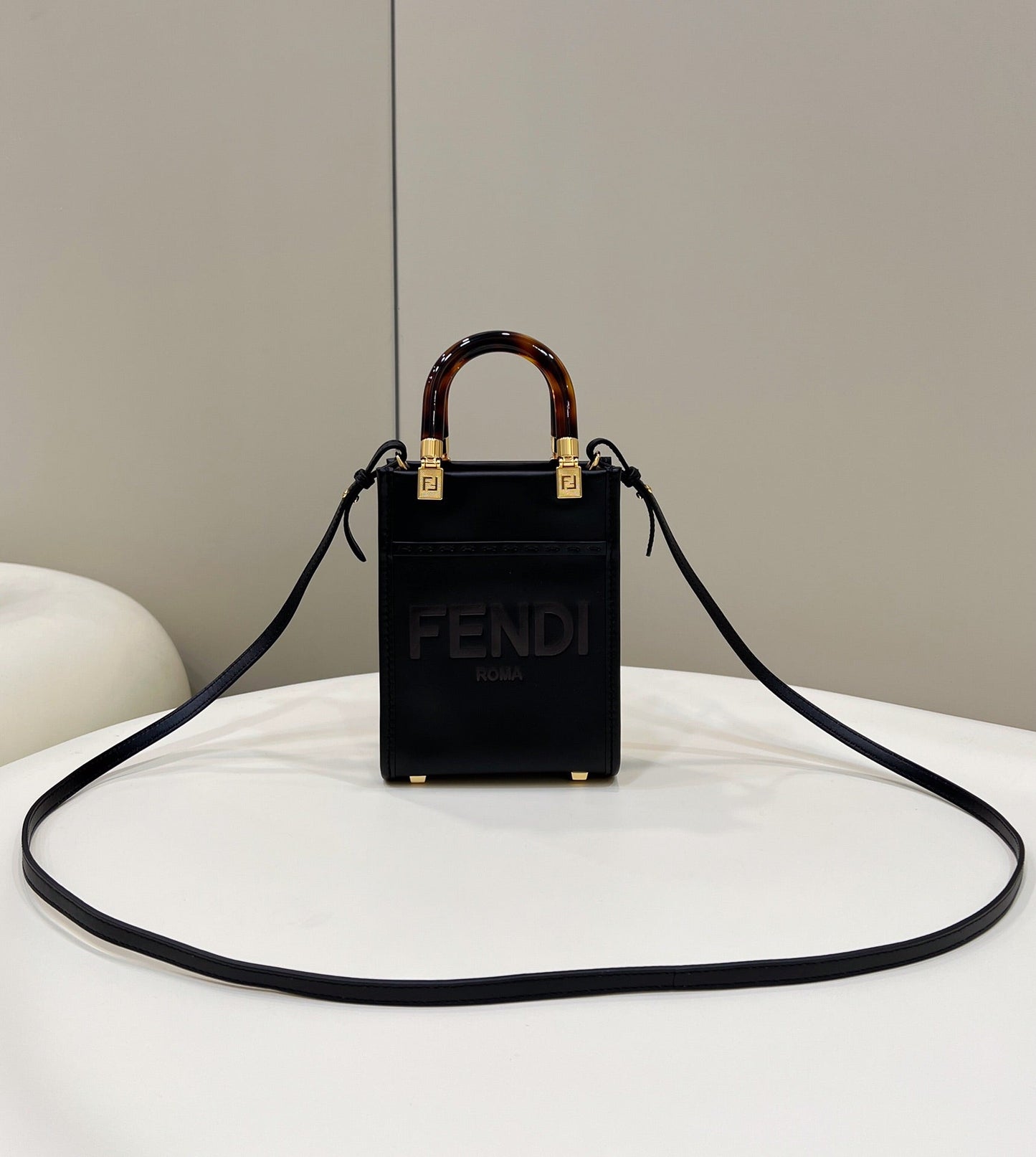 Sunshine Shopper Black Mini Tote Bag Bag 13Cm5In