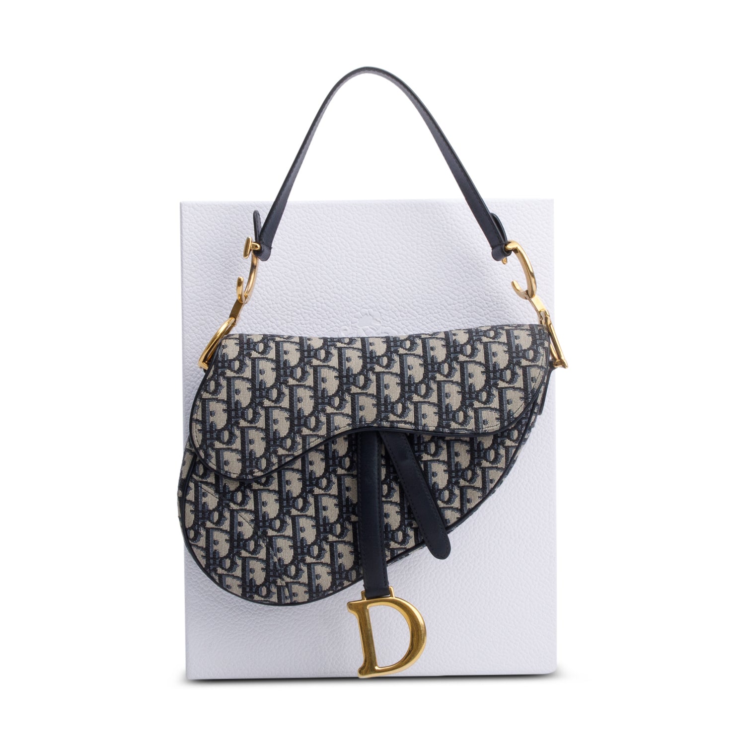 Dior Christian Oblique Saddle Bag Medium Travel Bag Saddle Bag