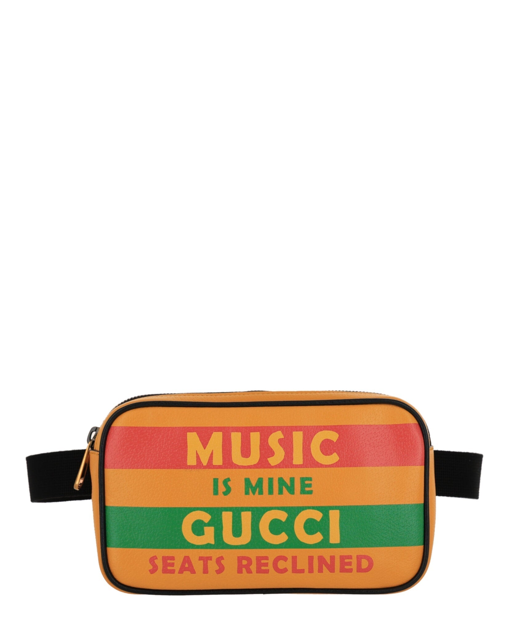 Gucci Mens Music Is Mine Leather Belt Bag
